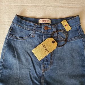 Vibrant Women's High Waisted Fitted Denim Jeans 3
